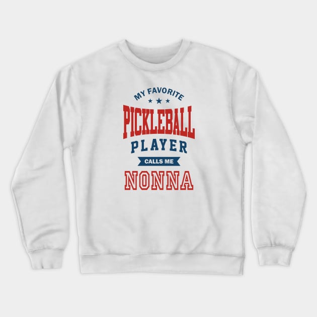 Pickleball player nonna Crewneck Sweatshirt by C_ceconello